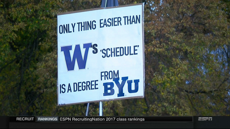 Illustration for article titled Free Mustache Rides: Your Salt Lake City College GameDay Sign Roundup